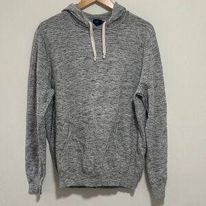 Men’s J. Crew Gray Light Hooded Sweatshirt